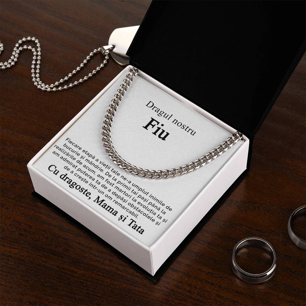 Dragul nostru fiu - Lantisor Cuban Link