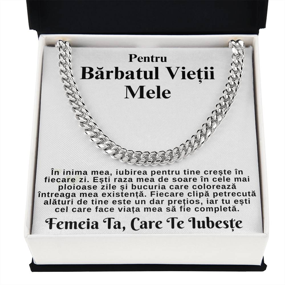 Pentru Bărbatul Vieții Mele- Lanț Cuban Boyfriend