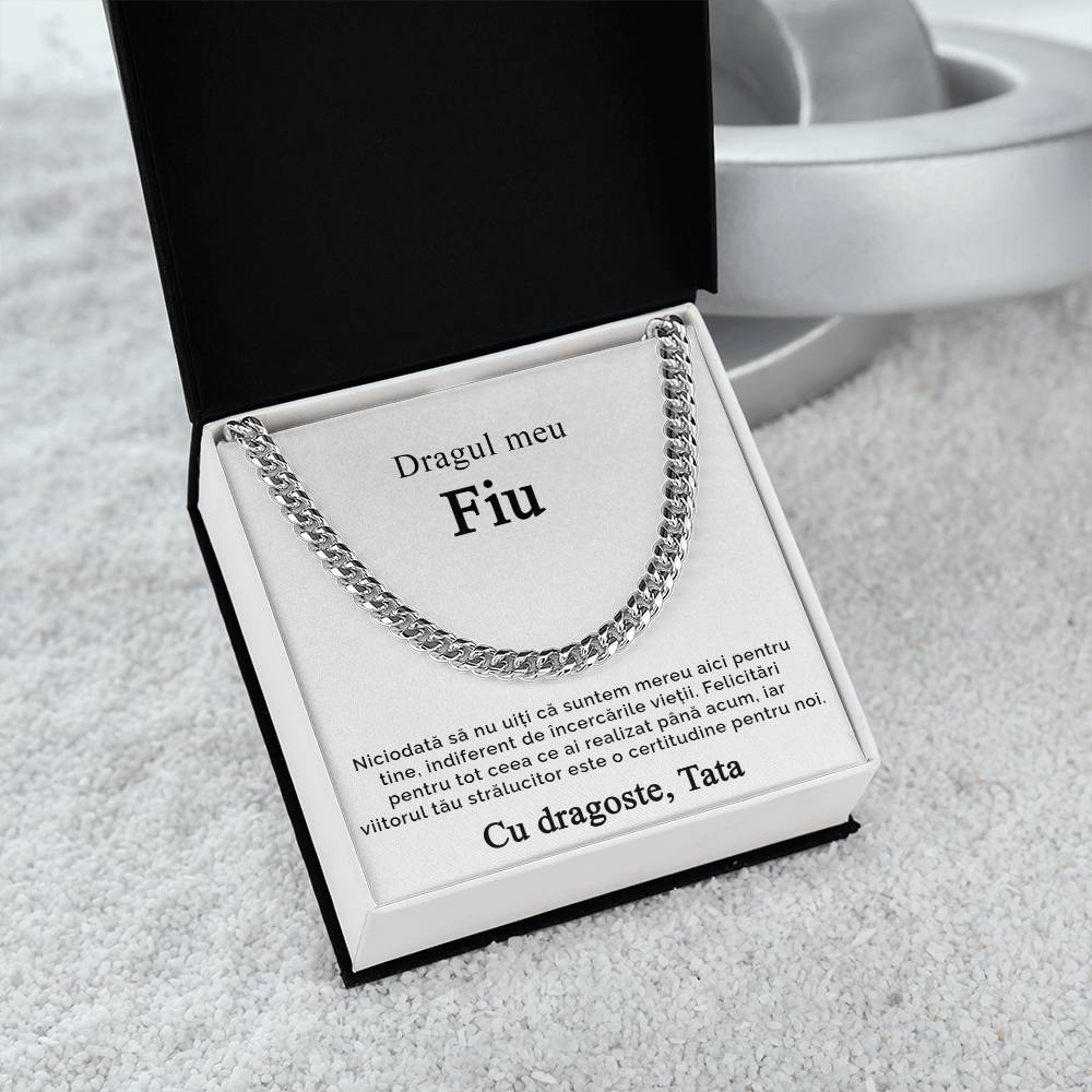 De la tata pentru fiu - Lantisor Cuban Link
