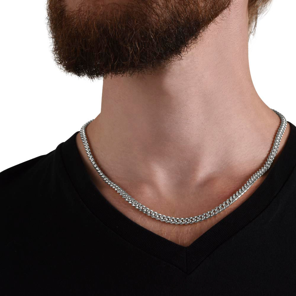 Cadou Pentru barbatul meu - Lantisor Cuban Link