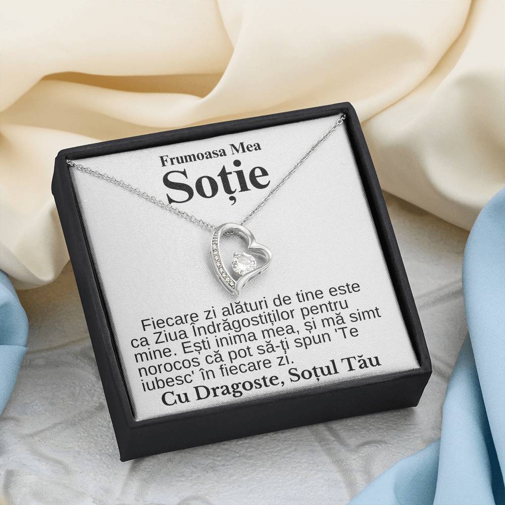 Frumoasa Mea Soție- Colier Inimă Forever in Love