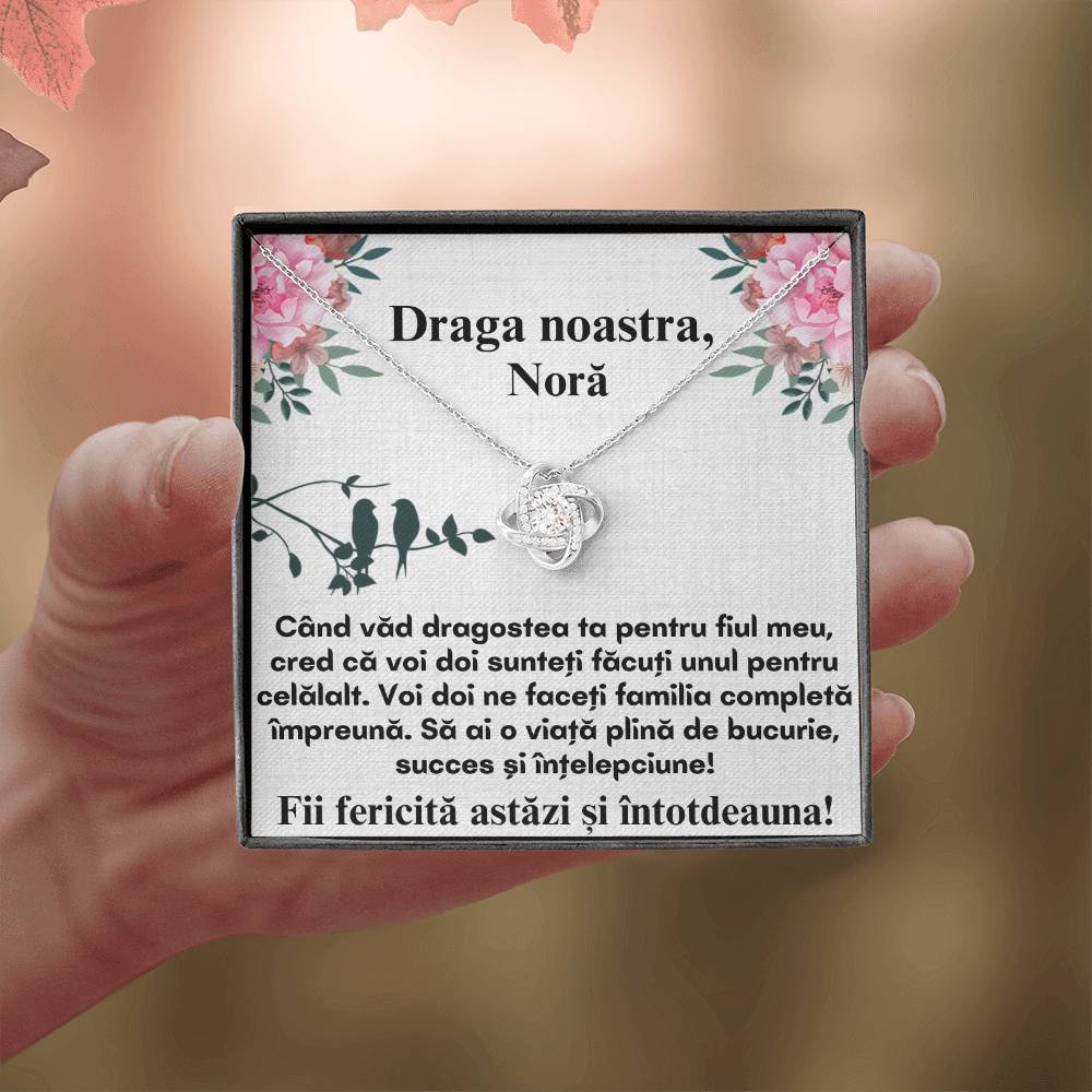 Draga Noastra Nora - Colier Love Knot