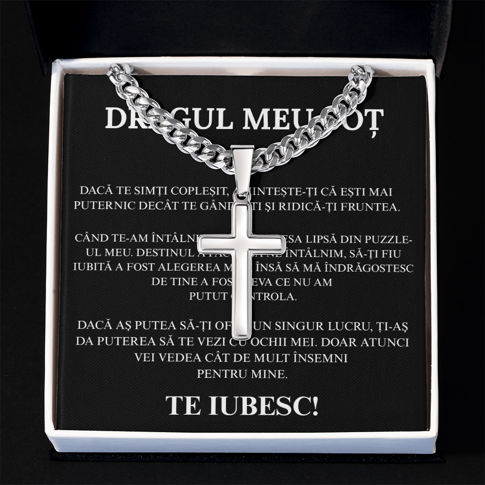 Cadou Pentru Soțul meu - Lănțișor Cruce