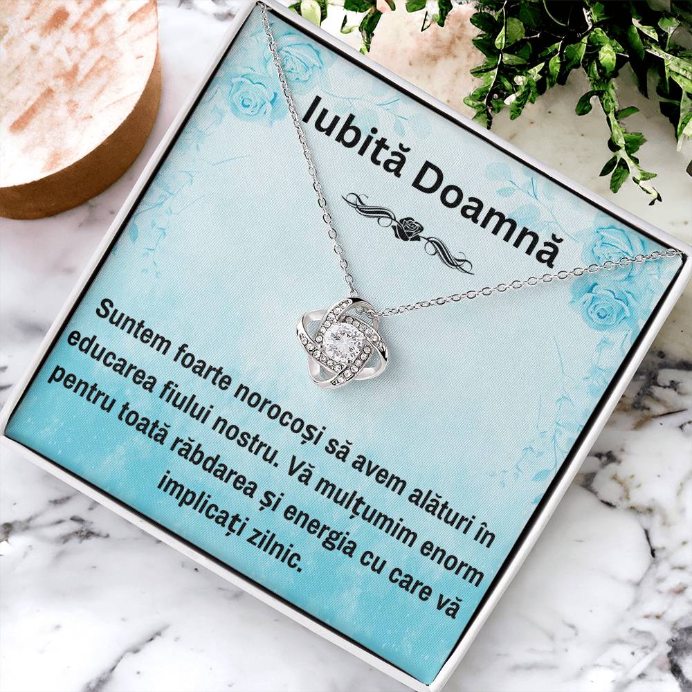 Iubita Doamna - Colier Love Knot