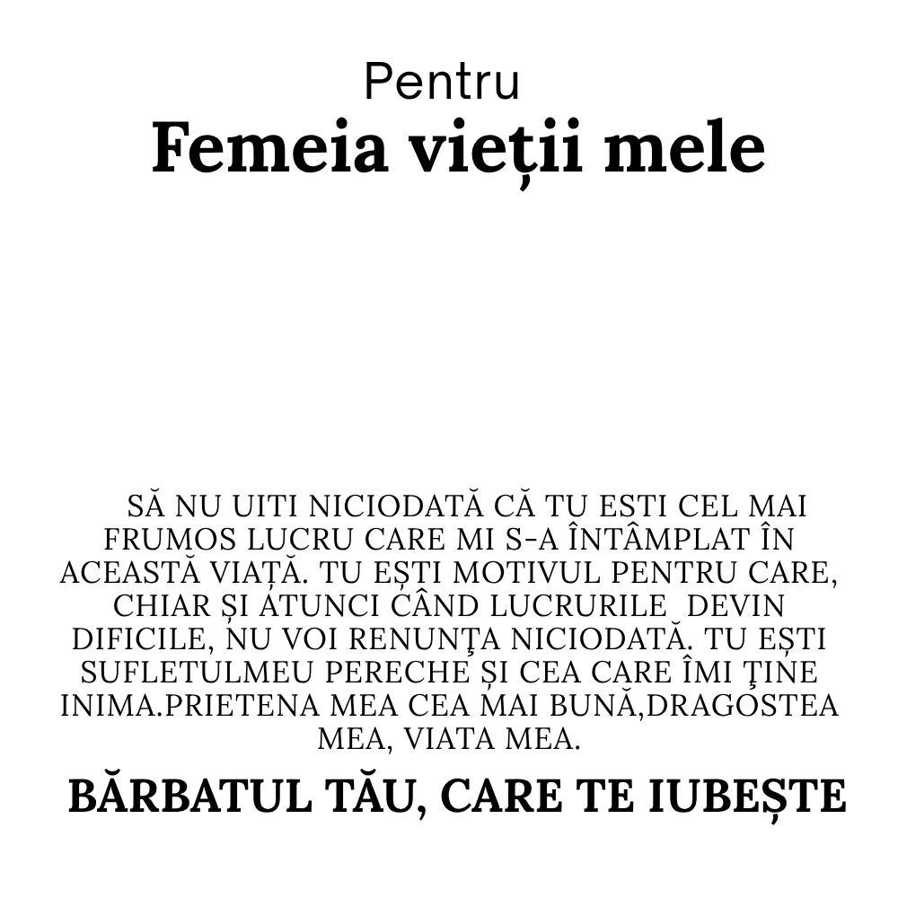 Cadou pentru  Soție- Colier Inimă Declarație