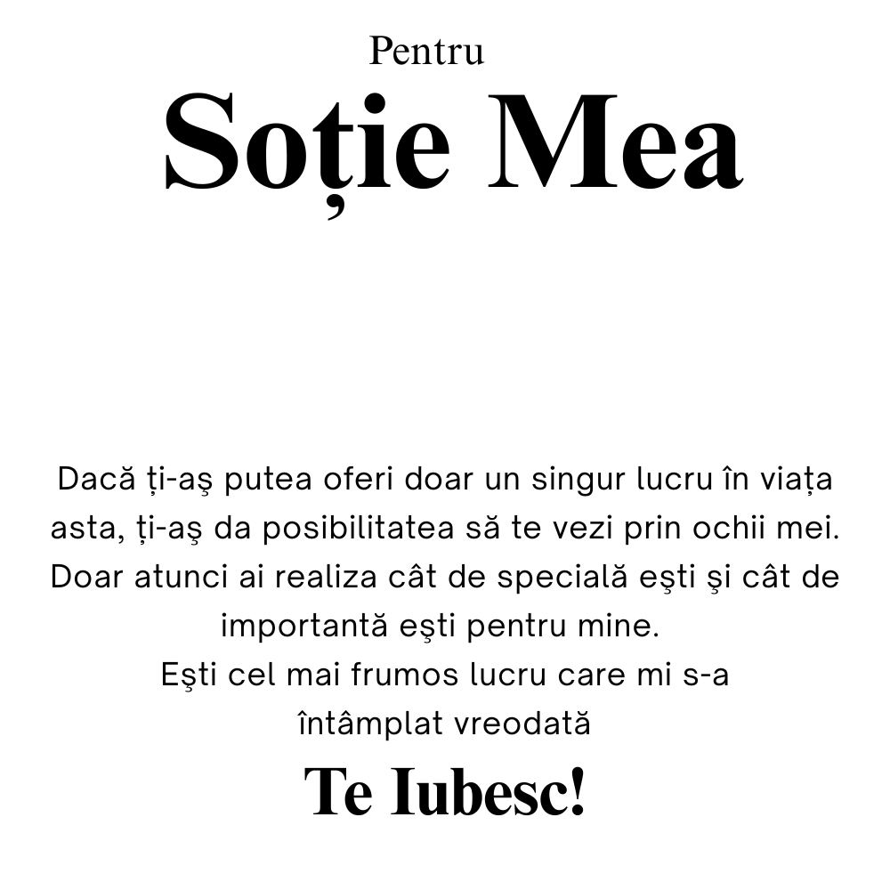 Cadou pentru  draga mea Soție  - Colier Inimi Pereche