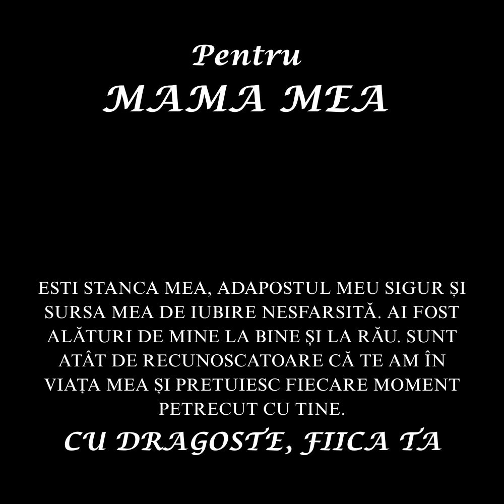 Cadou Pentru Mama  mea  - Colier inimă Love