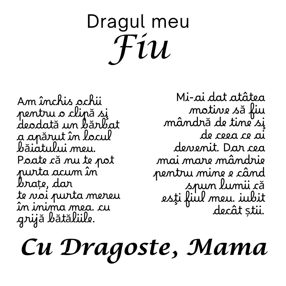Pentru fiul meu - Lantisor Cruce