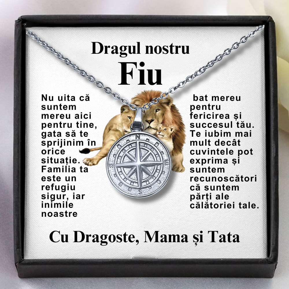Dragul nostru Fiu- Lănțișor Compass