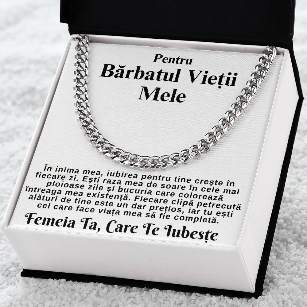 Pentru Bărbatul Vieții Mele- Lanț Cuban Boyfriend
