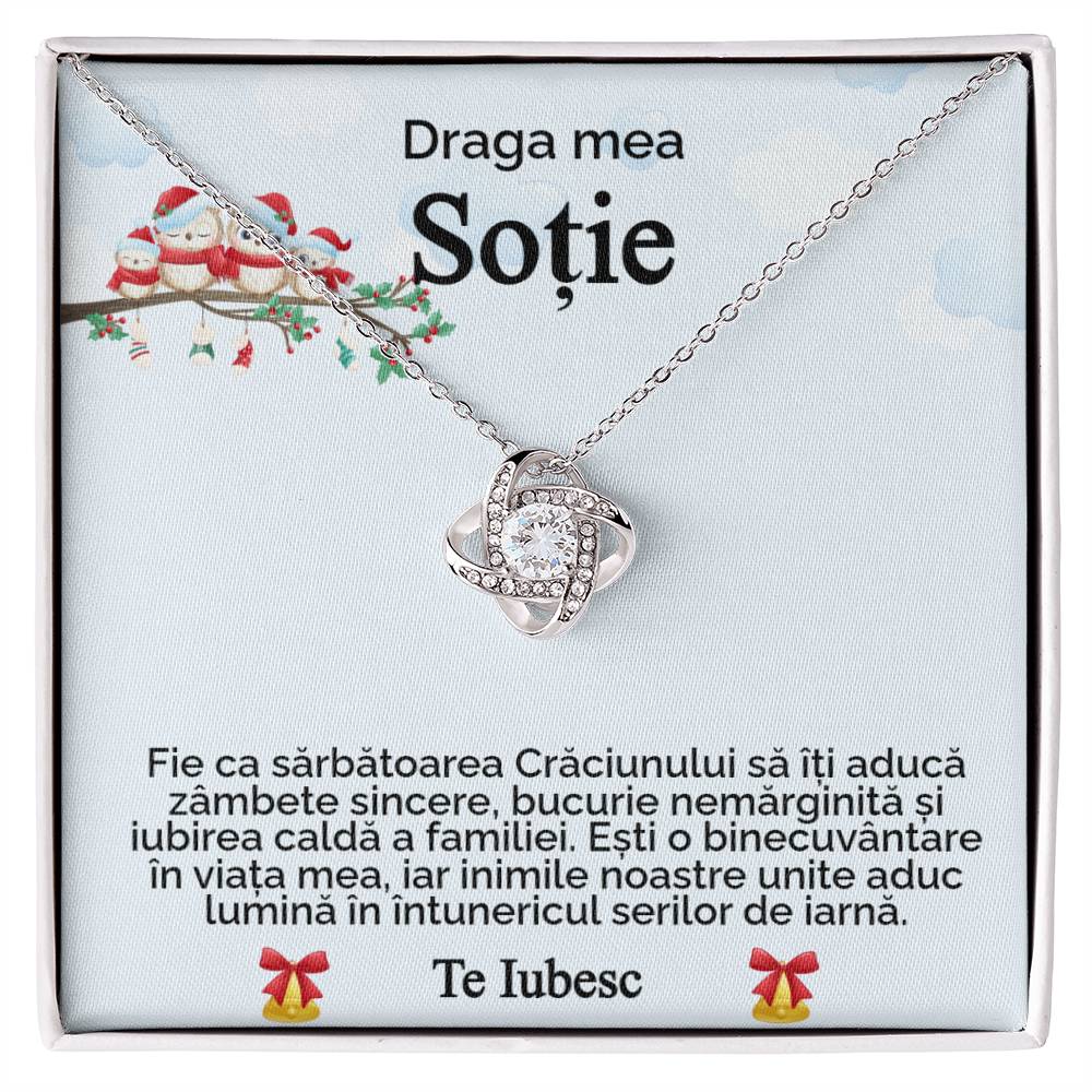 Pentru Draga Mea Sotie. Colier Love Knot