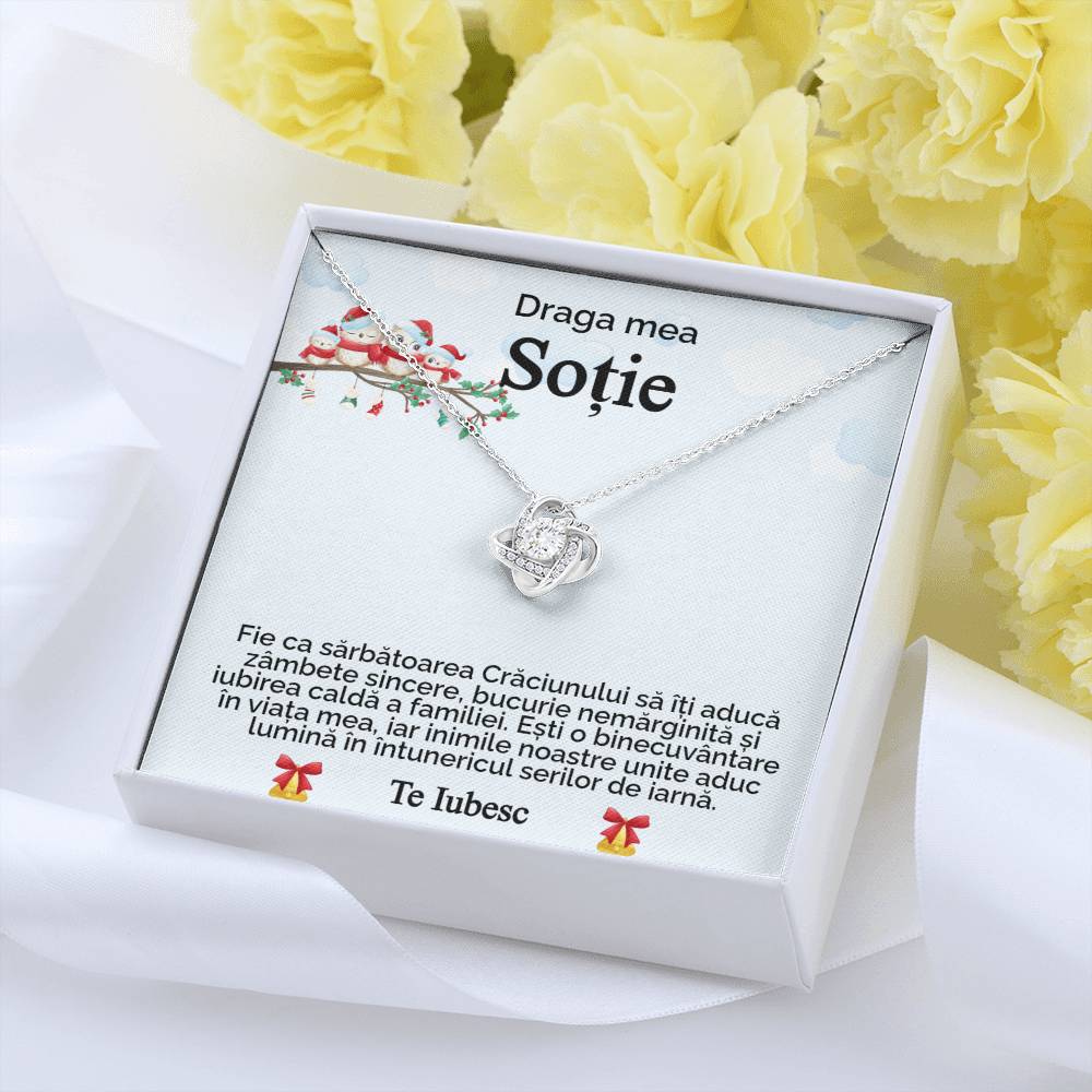 Pentru Draga Mea Sotie. Colier Love Knot