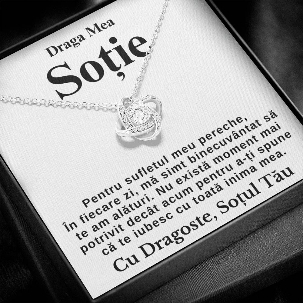 Draga Mea Soție- Colier Love Knot Forever