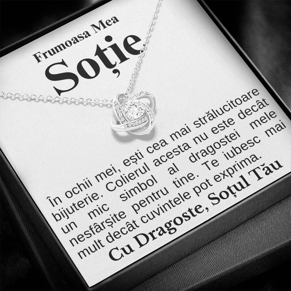 Frumoasa Mea Soție- Colier Love Knot Forever