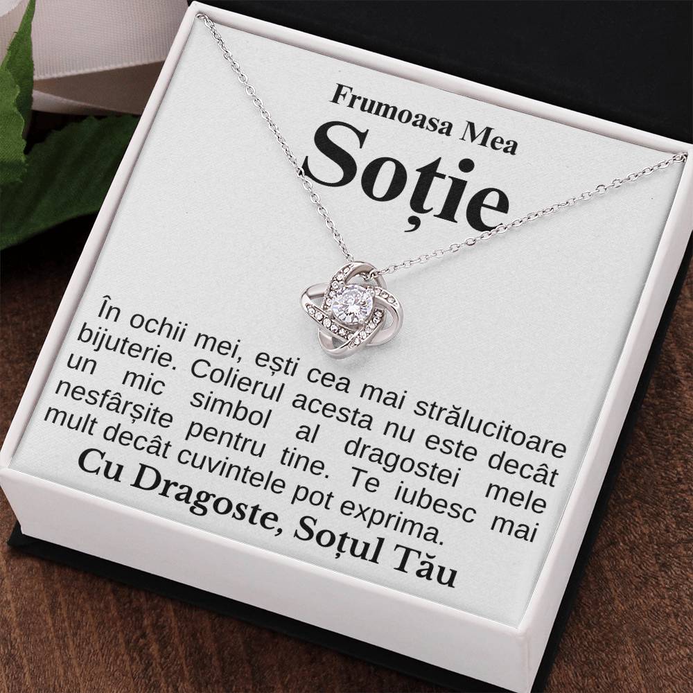 Frumoasa Mea Soție- Colier Love Knot Forever