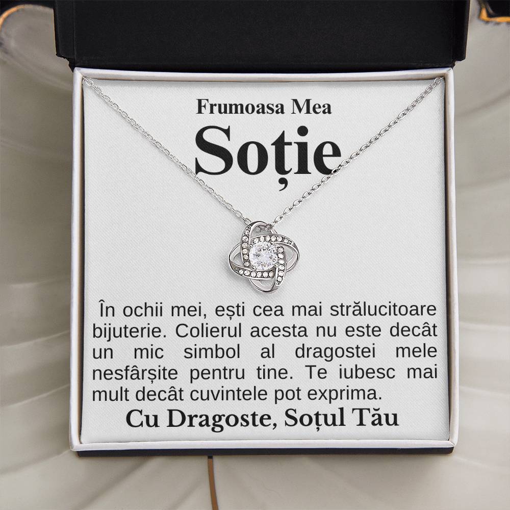 Frumoasa Mea Soție- Colier Love Knot Forever