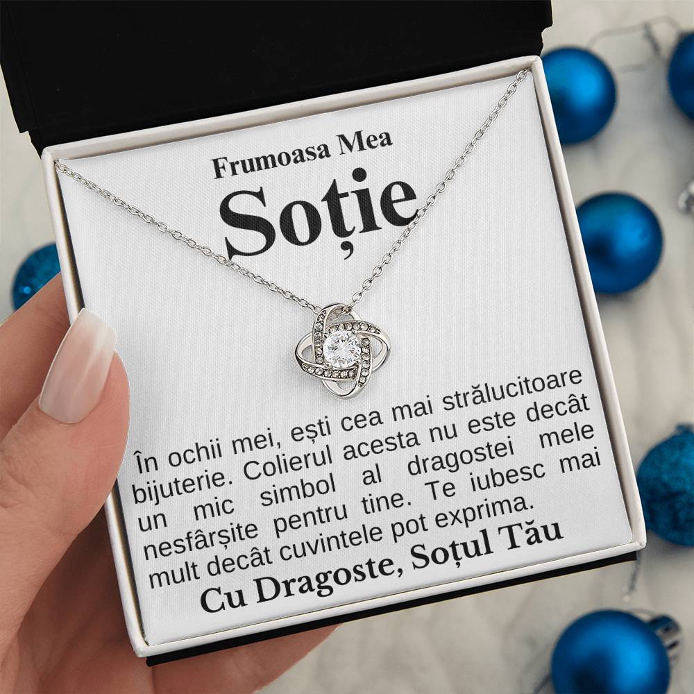 Frumoasa Mea Soție- Colier Love Knot Forever