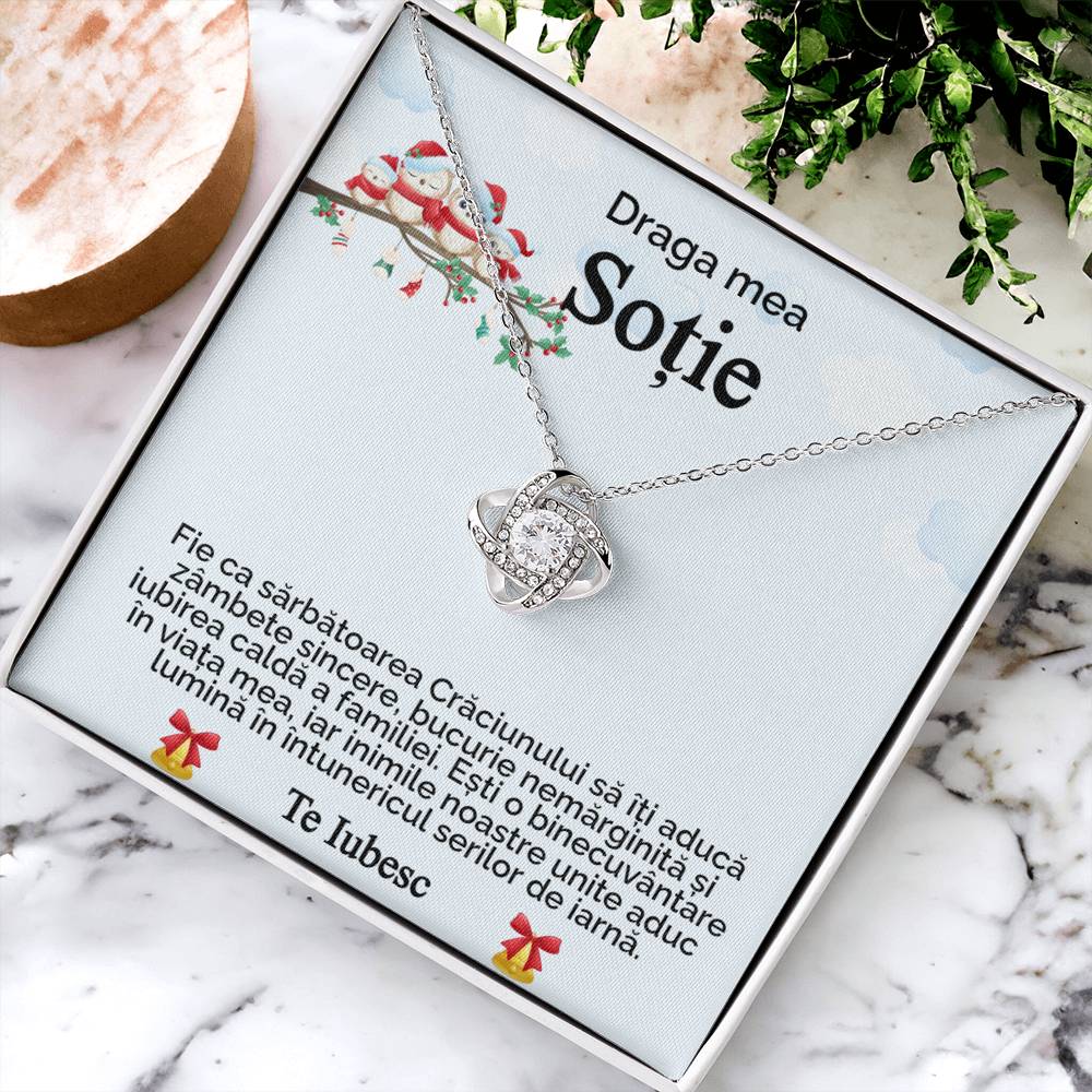 Pentru Draga Mea Sotie. Colier Love Knot