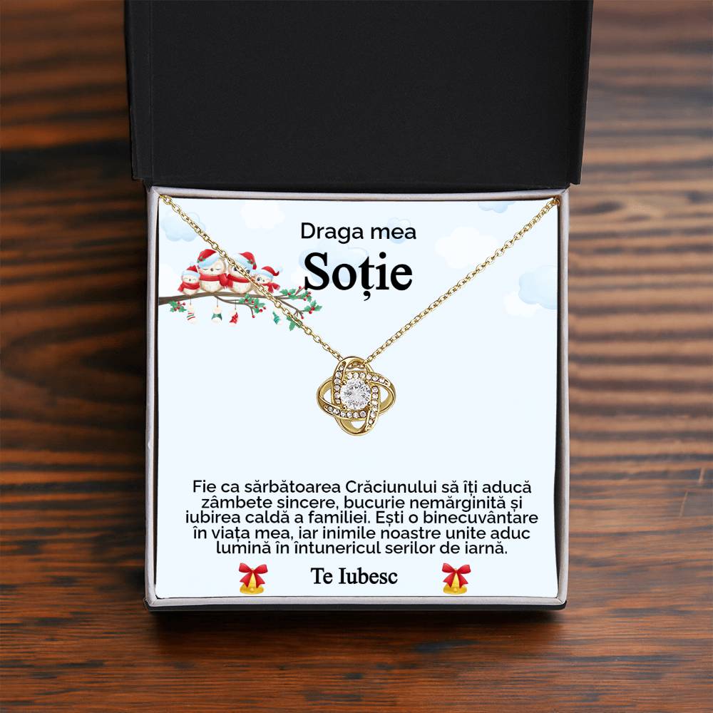 Pentru Draga Mea Sotie. Colier Love Knot