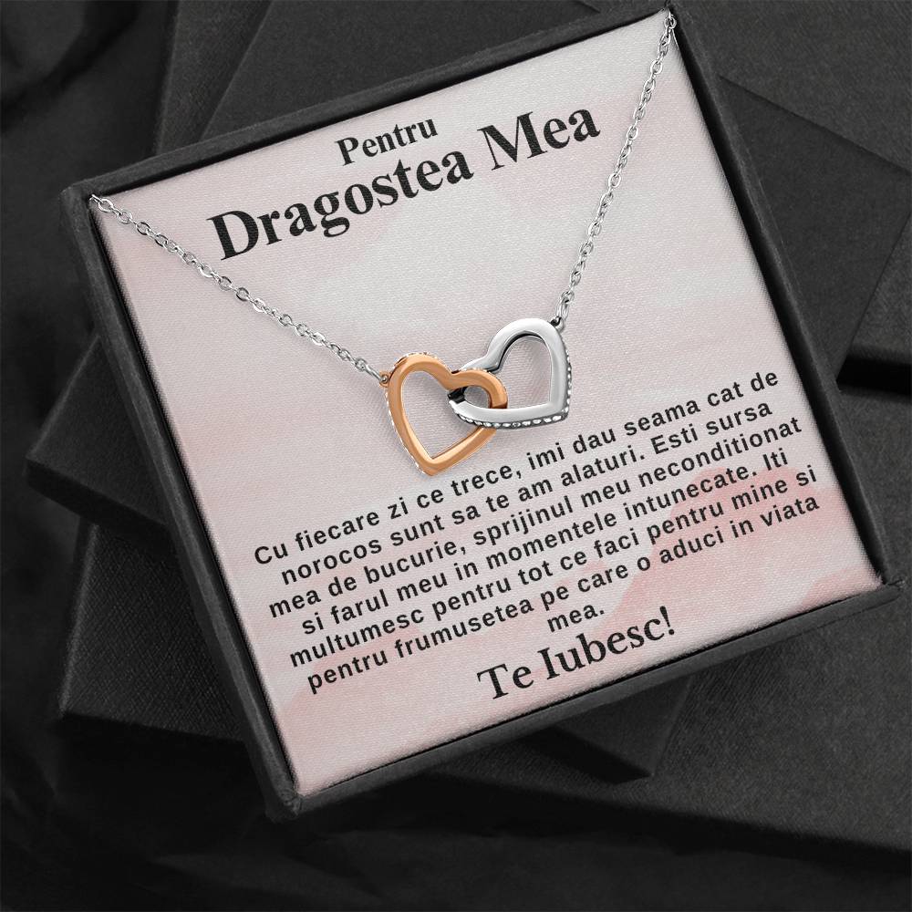 Dragostea Mea – Colier Inimi Pereche