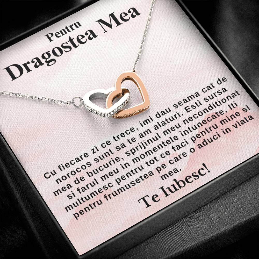 Dragostea Mea – Colier Inimi Pereche