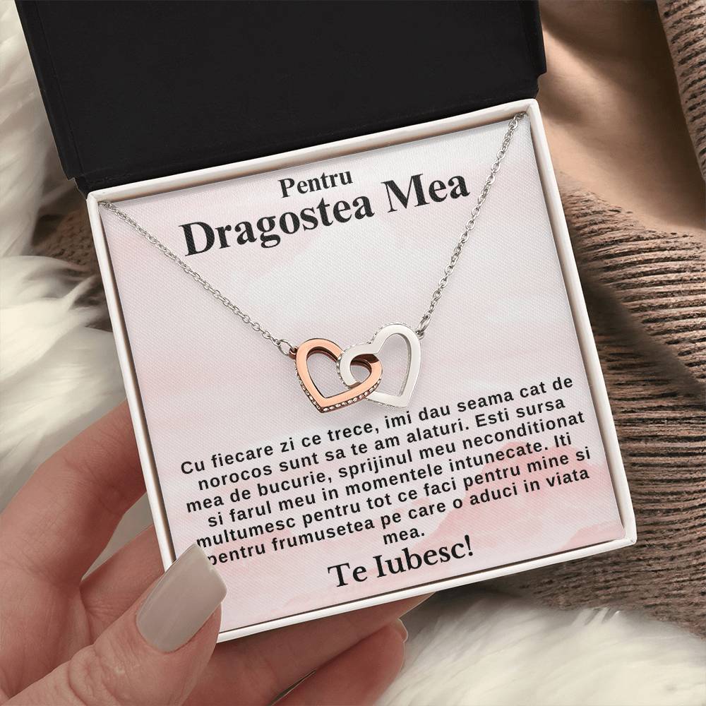 Dragostea Mea – Colier Inimi Pereche