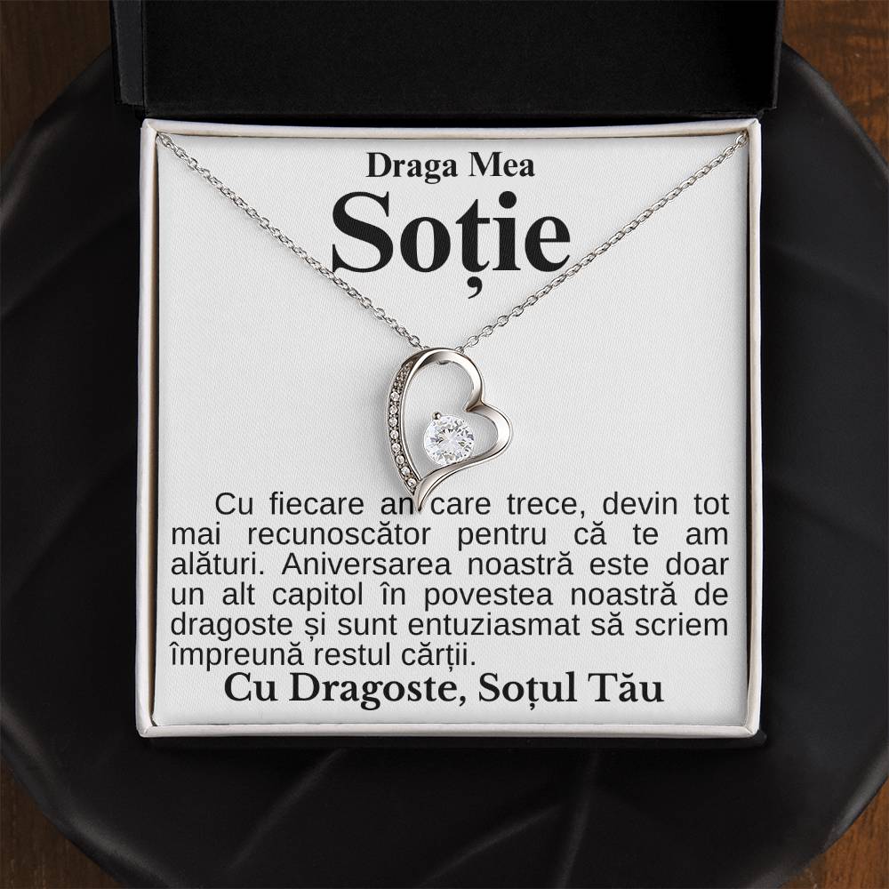 Draga Mea Soție-Colier Heart Diamond
