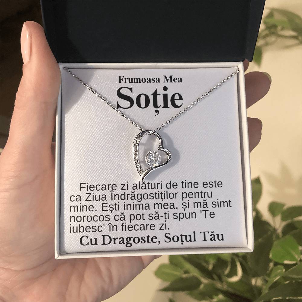 Frumoasa Mea Soție- Colier Inimă Forever in Love