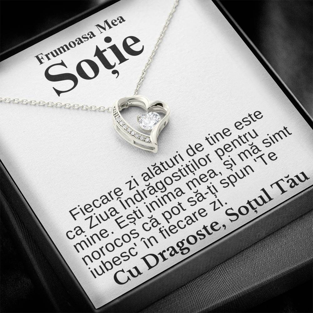 Frumoasa Mea Soție- Colier Inimă Forever in Love