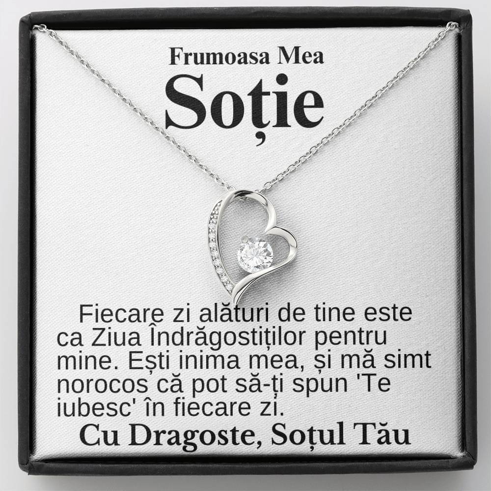 Frumoasa Mea Soție- Colier Inimă Forever in Love