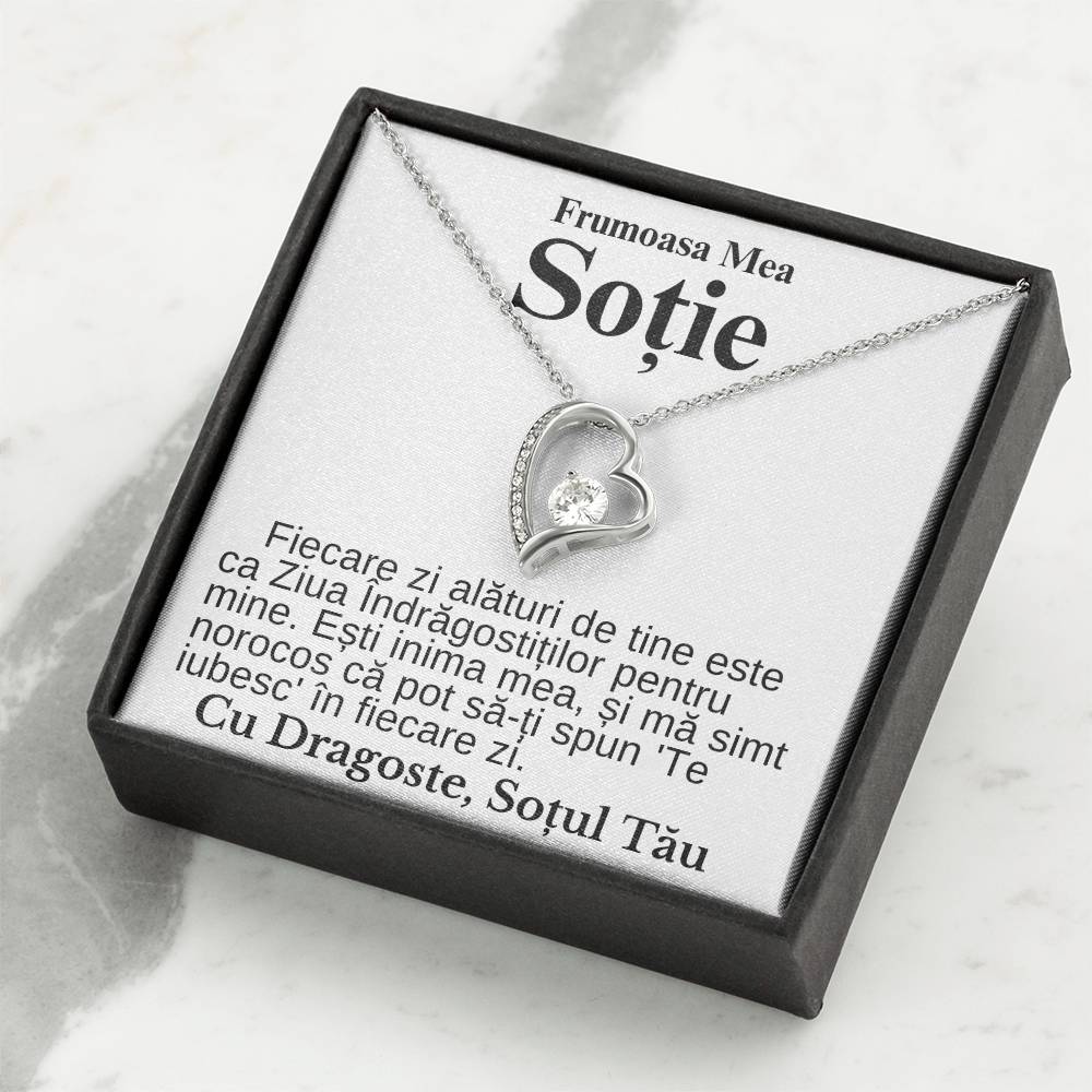 Frumoasa Mea Soție- Colier Inimă Forever in Love