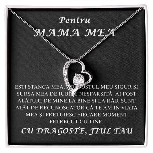 Cadou Pentru Mama mea  - Colier inimă Love