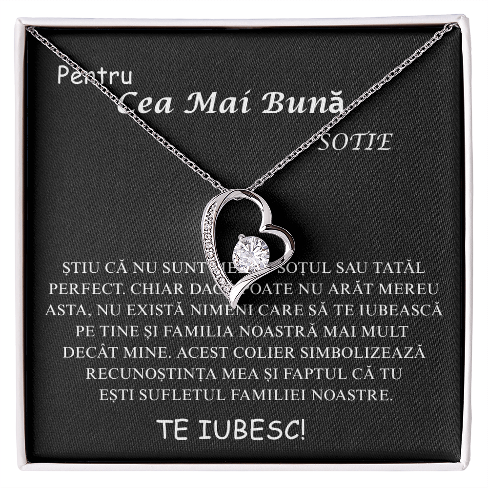 Cadou pentru frumoasa mea Soție - Colier Inimă