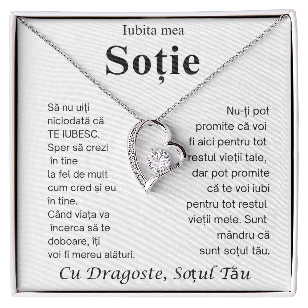 Cadou  Soție mea - Colier Inimă