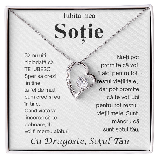 Cadou  Soție mea - Colier Inimă