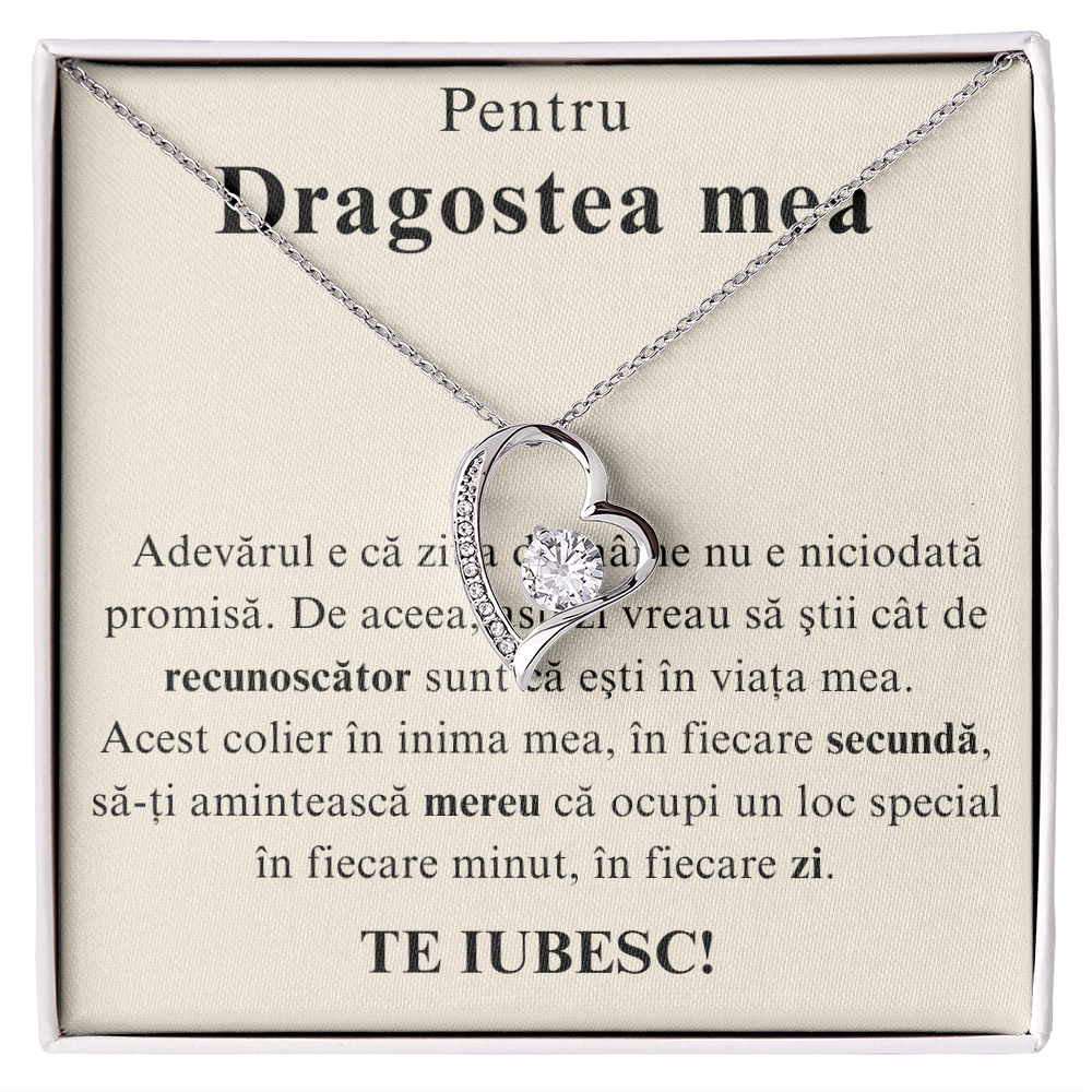 Cadou pentru dragosta  mea - Colier Inimă  simpla