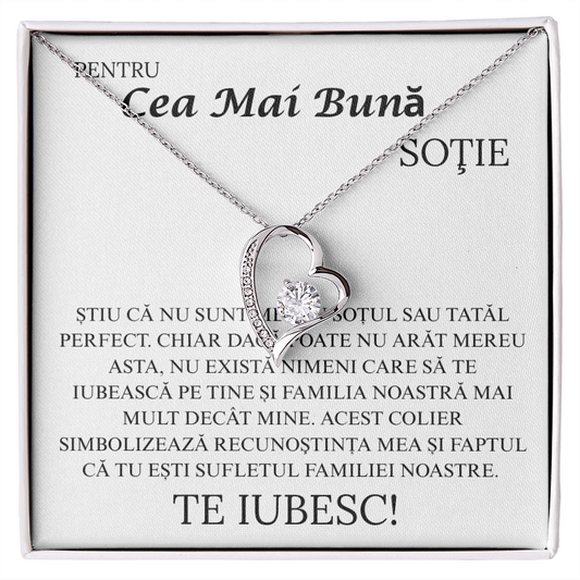 Cadou pentru frumoasa mea Soție - Colier Inimă