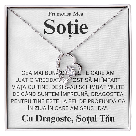 Cadou  Soție- Colier Inimă