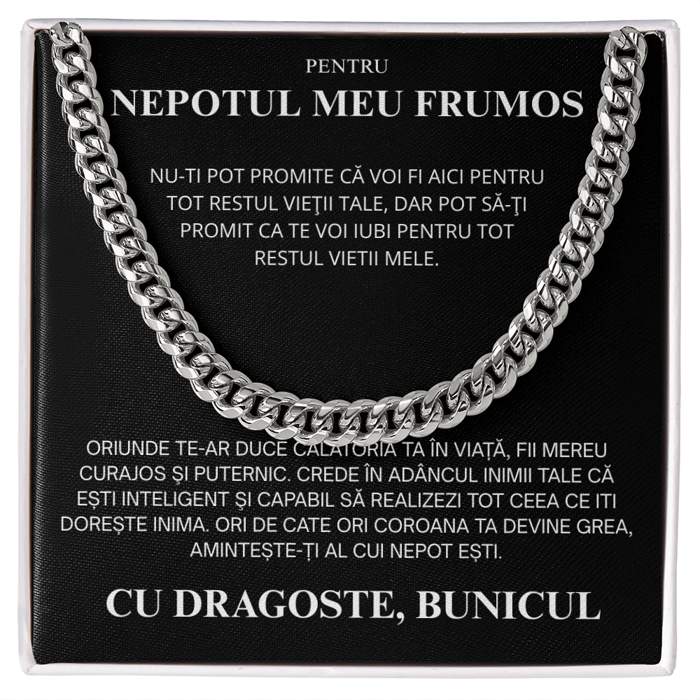 Cadou pentru dragul meu nepot - Lantisor Cuban