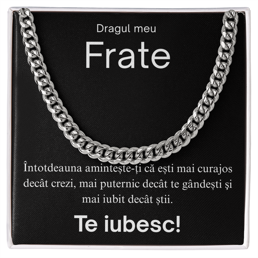 Cadou pentru fratele meu- Lantisor Cuban link