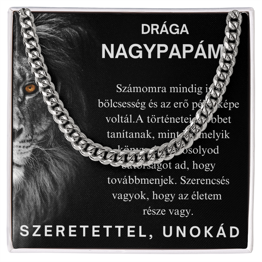 Különleges ajándék a drága nagypapámnak