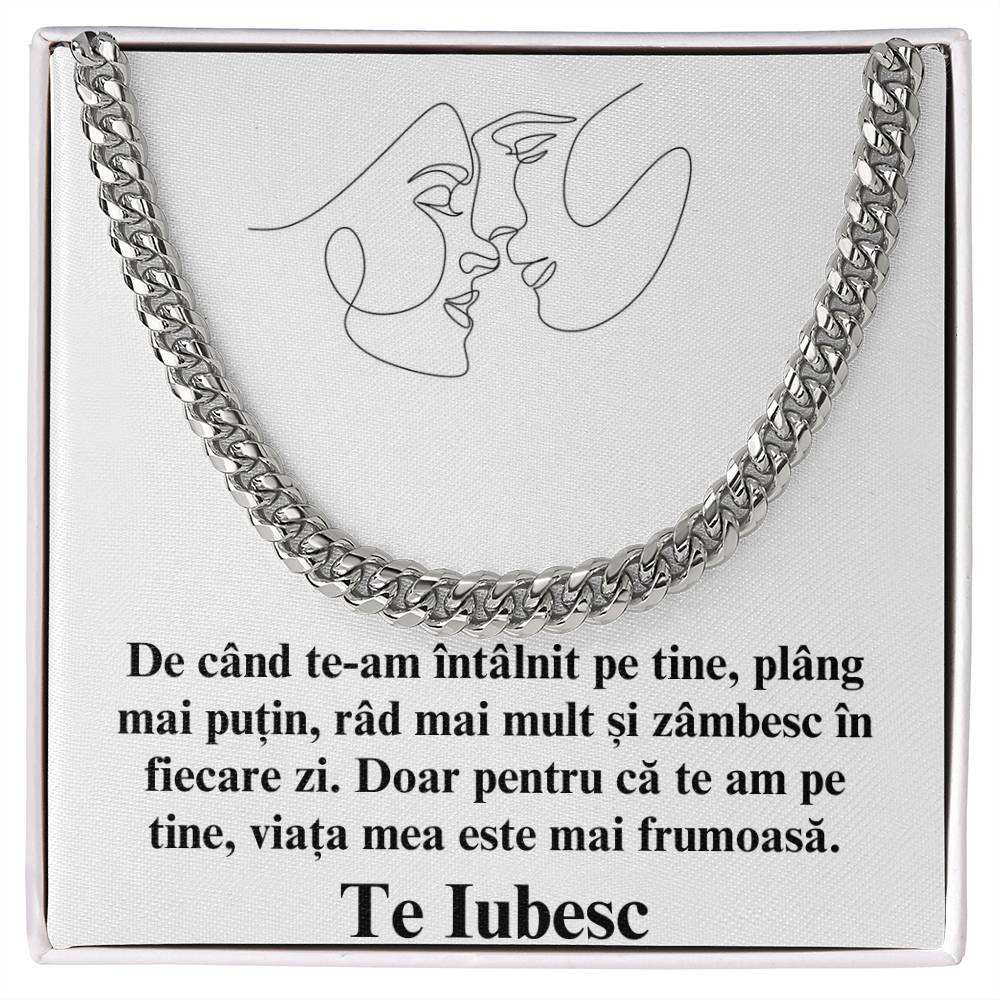 Pentru Sufletul meu Pereche - colier Cuban Link