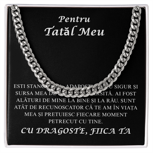 Cadou pentru  tatal meu - Lantisor Cuban link