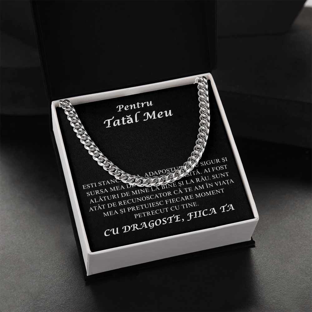 Cadou pentru  tatal meu - Lantisor Cuban link