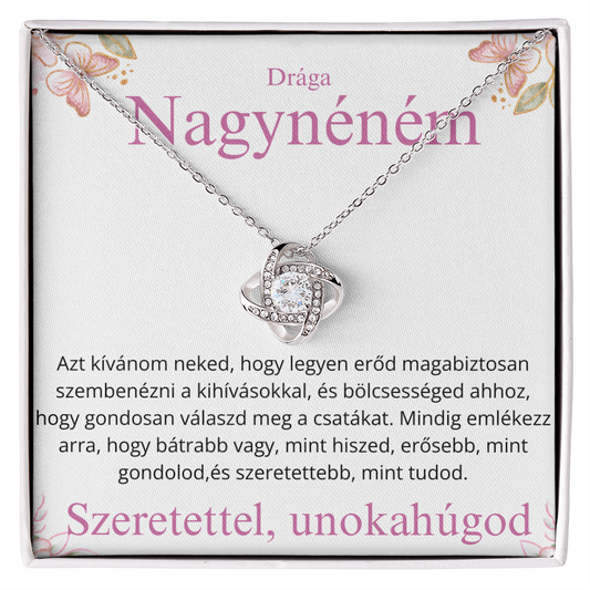 Különleges ajándék a drága nagynénémnek