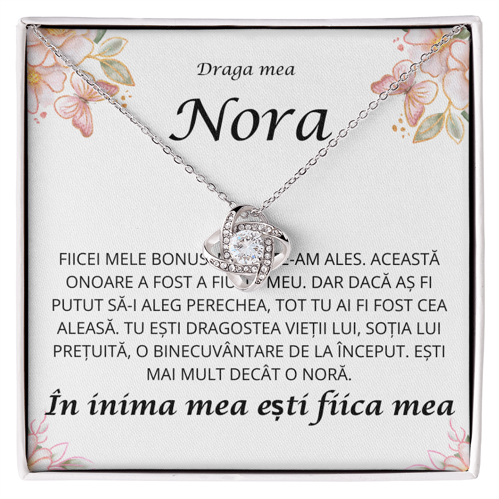Cadou pentru nora mea  - Colier Love Knot