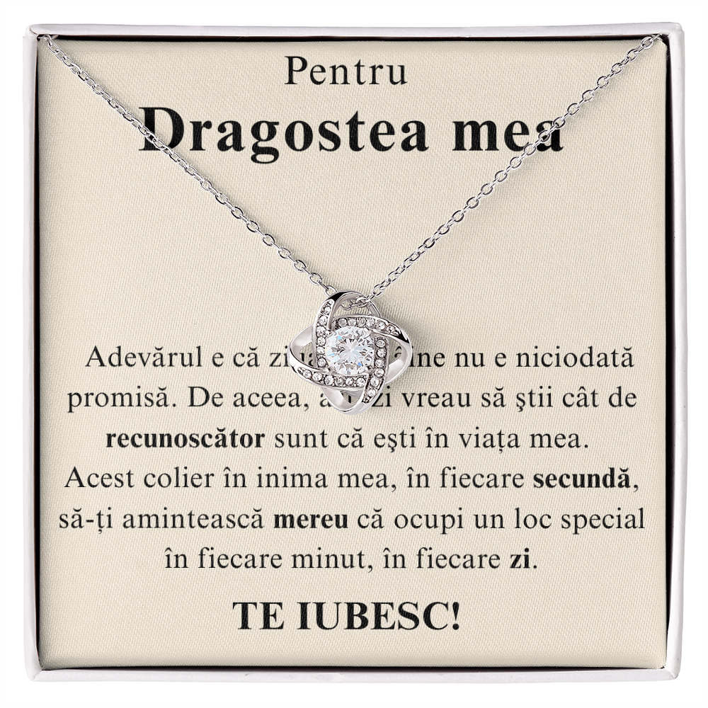 Cadou pentru dragostea  mea   – Colier Love Knot