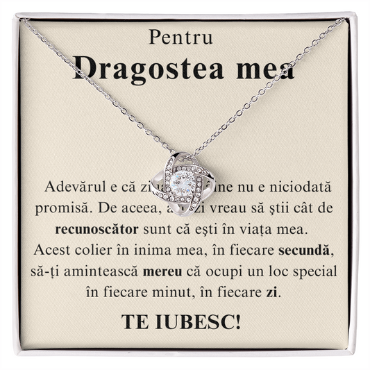 Cadou pentru dragostea  mea   – Colier Love Knot