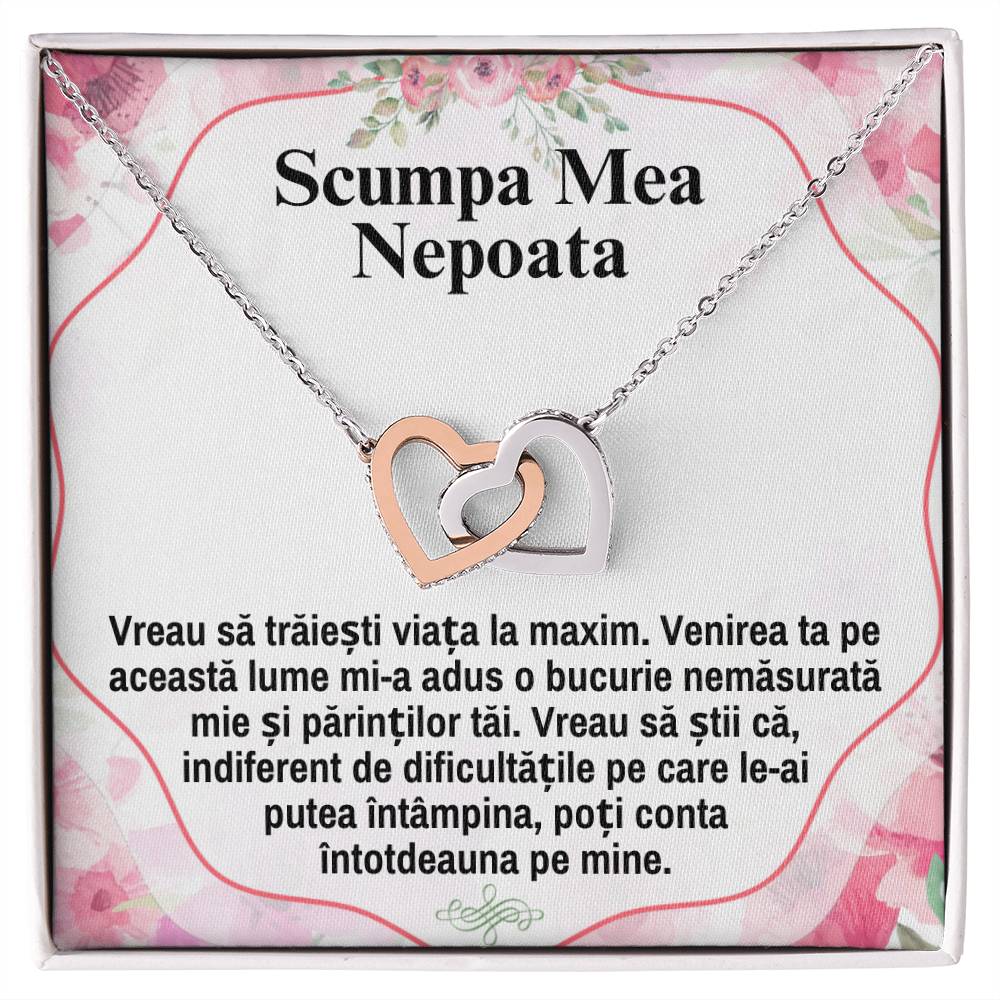 Scumpa Mea, Nepoata – Colier Inimi Pereche