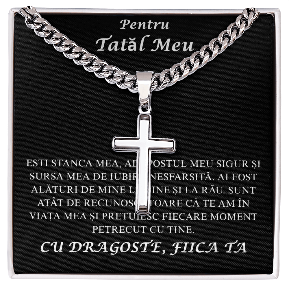 Cadou Pentru tata meu  - Lănțișor Cruce